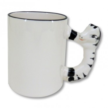 Taza imprimible infantil con forma animal