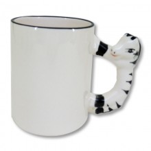 Taza imprimible infantil con forma animal