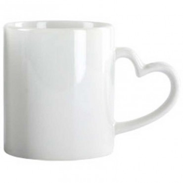 Taza personalizable con Asa en forma de Corazón