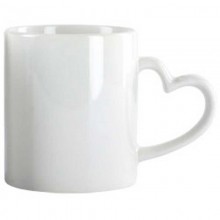 Taza personalizable con Asa en forma de Corazón