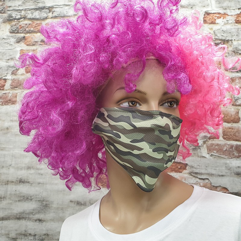 Mascarilla Camuflaje  con Bandera de España