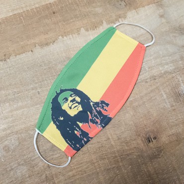 Mascarilla personalizada Bob Marley