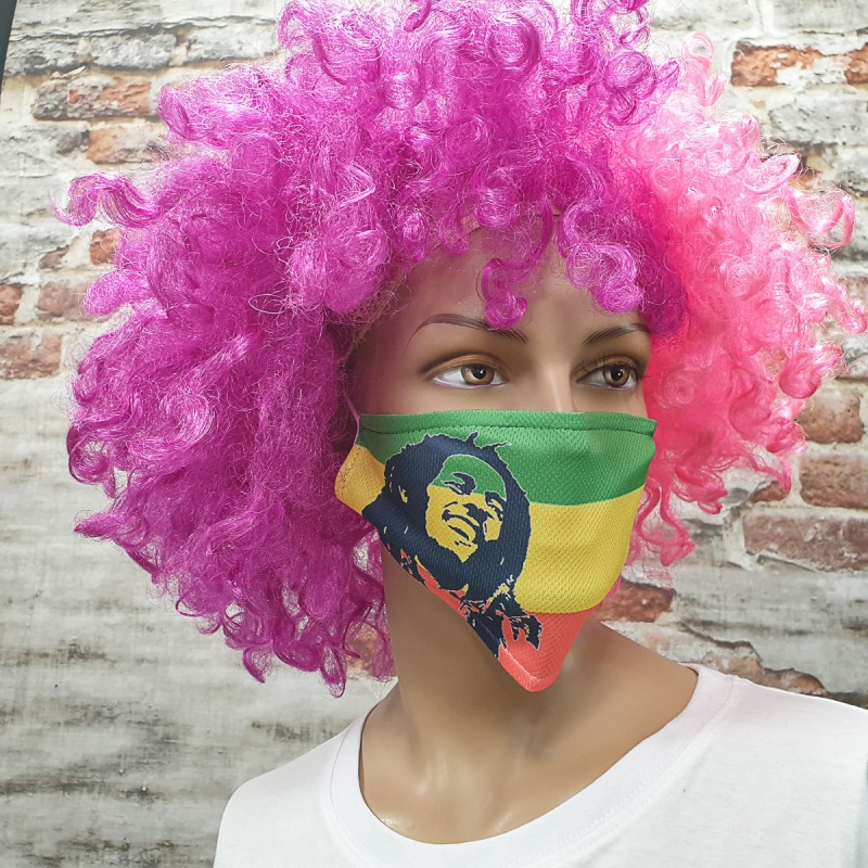 Mascarilla personalizada Bob Marley