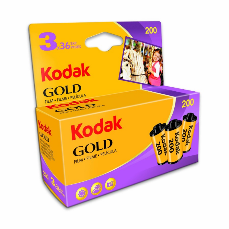 COMPRAR PACK PELÍCULA KODAK GOLD 200 36 EN STOCK