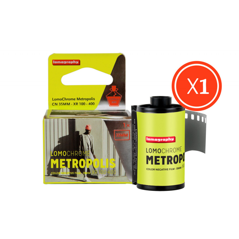 Comprar Película Lomochrome Metropolis de 35mm 36 Pack 3 en stock en Madrid
