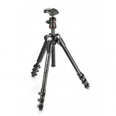 Kit Trípode Manfrotto Befree 4 secciones con rótula de bola - Aluminio