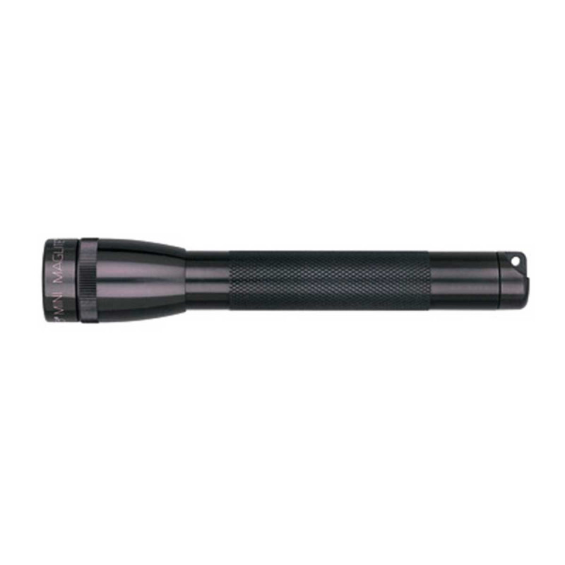 Linterna MINI MAGLITE LED 2AA PRO+ negro, con funda de nylon. Blister