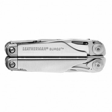 Leatherman Surge, Herramienta Multiuso, funda premium, caja cartón