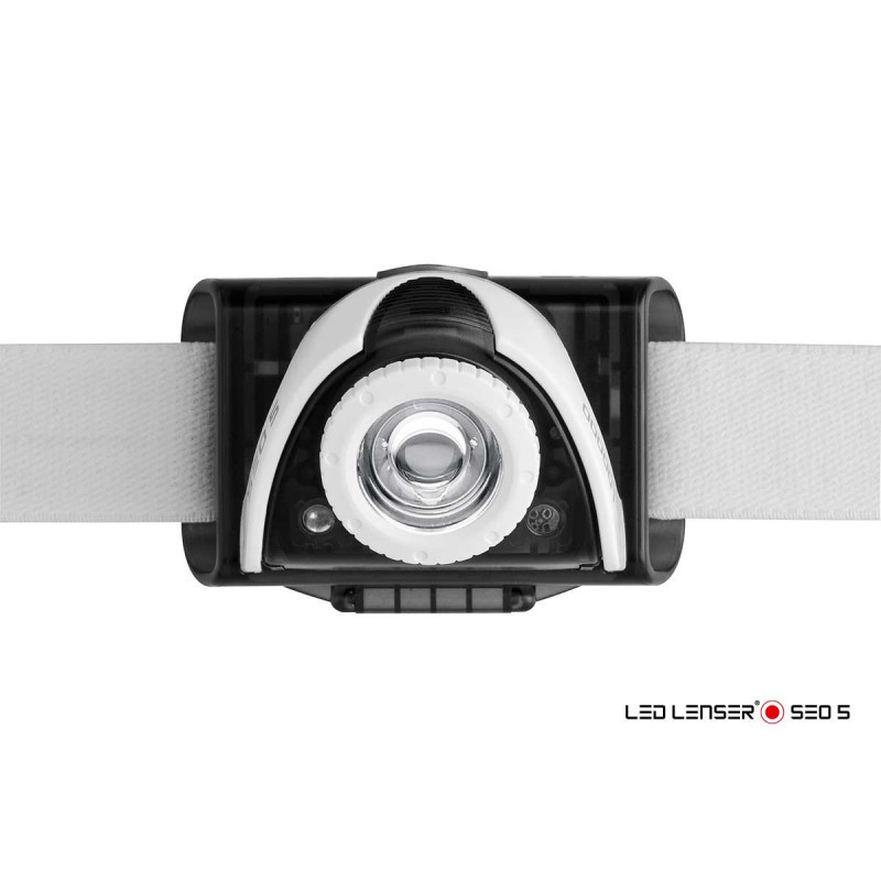 Linterna Led Lenser Frontal SEO 5 Negro