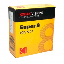 Kodak Vision3 50D Super 8 | Película 7203 color — Iberflash en stock en Madrid