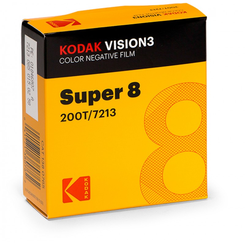 Kodak Vision3 200T Super 8 | Película 7213 color — Iberflash en stock en Madrid