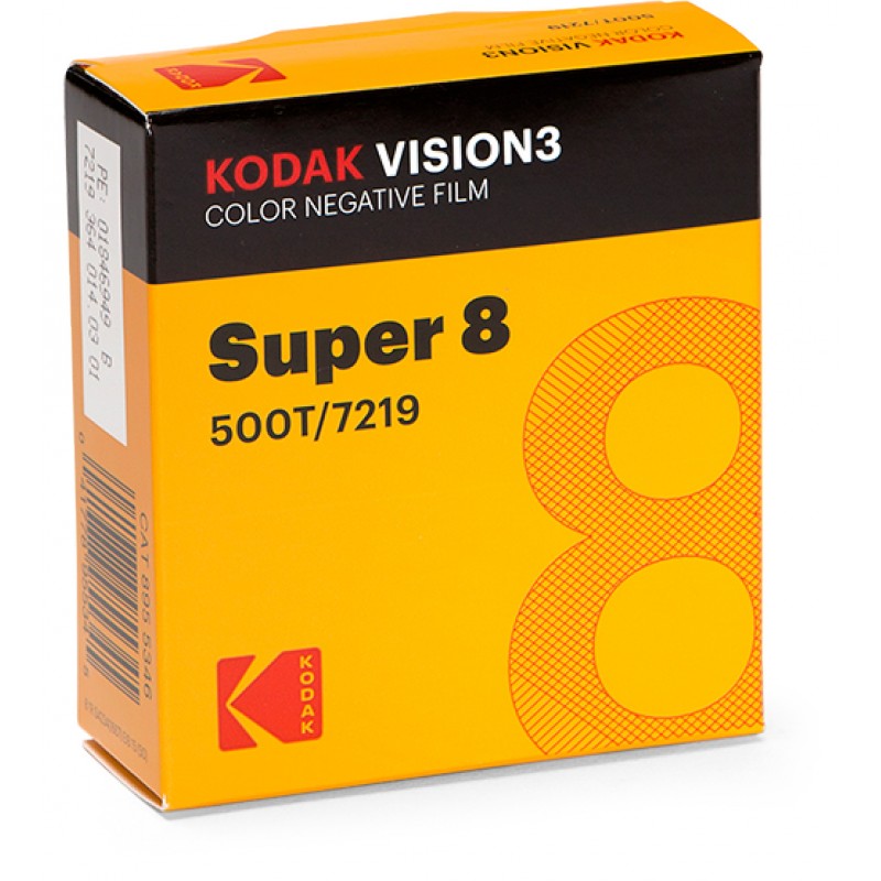 Kodak Vision3 500T Super 8 | Película 7219 color — Iberflash en stock en Madrid