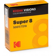 Kodak Vision3 500T Super 8 | Película 7219 color — Iberflash en stock en Madrid