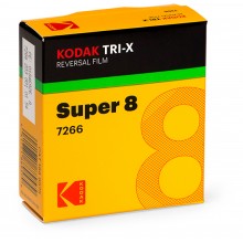Kodak Tri-X Super 8 | Película B/N reversible 7266 — Iberflash en stock en Madrid